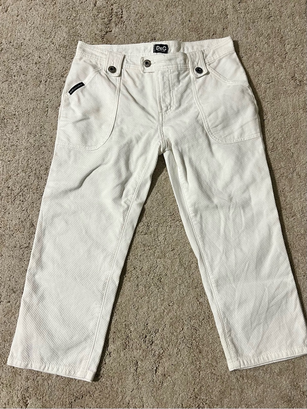 D&G vintage 100% cotton capris